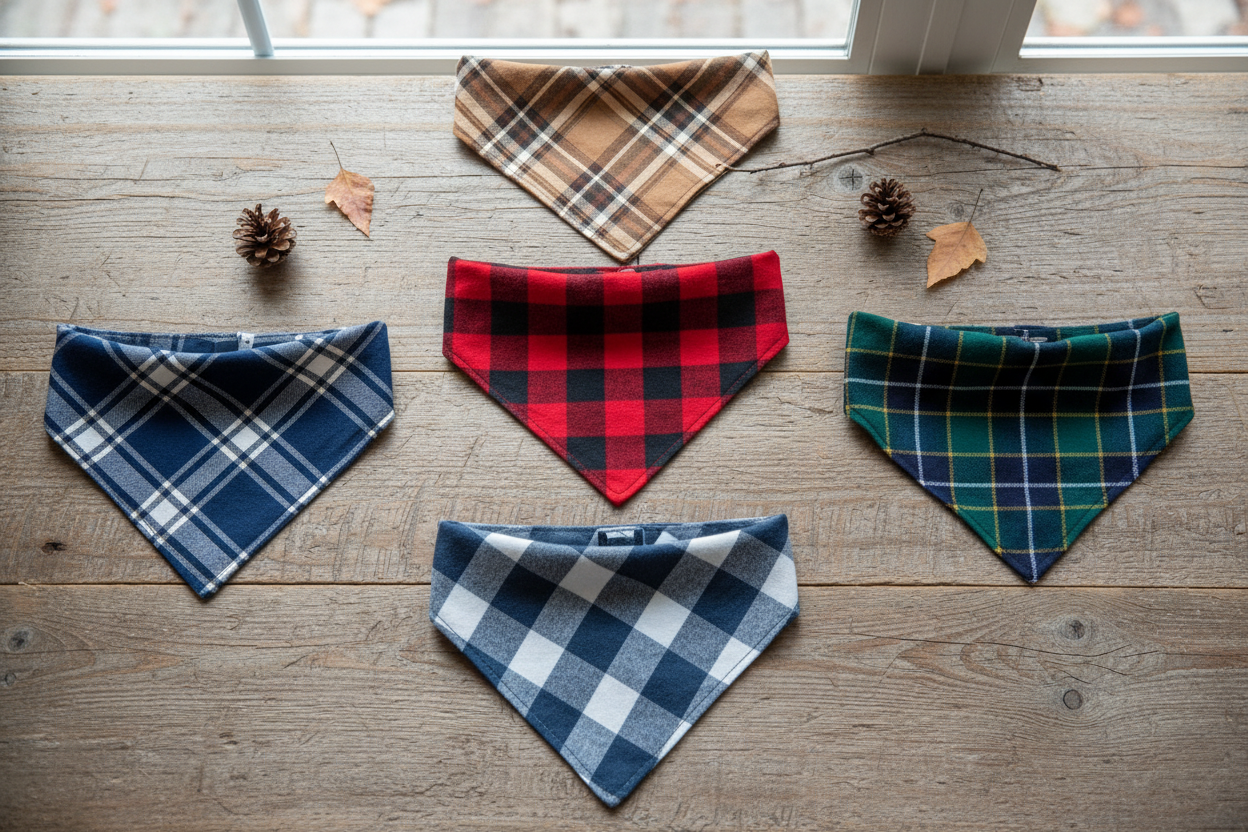 Plaid Dog bandana